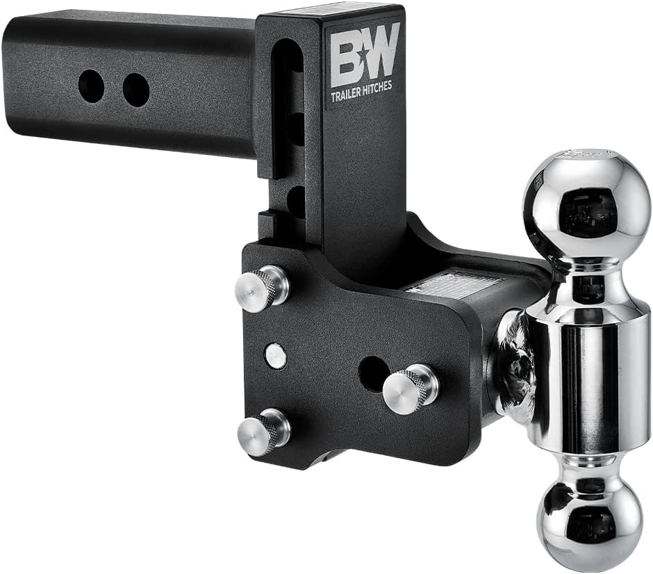 B&W Trailer Hitches Tow & Stow Adjustable Trailer Hitch Ball Mount - ...