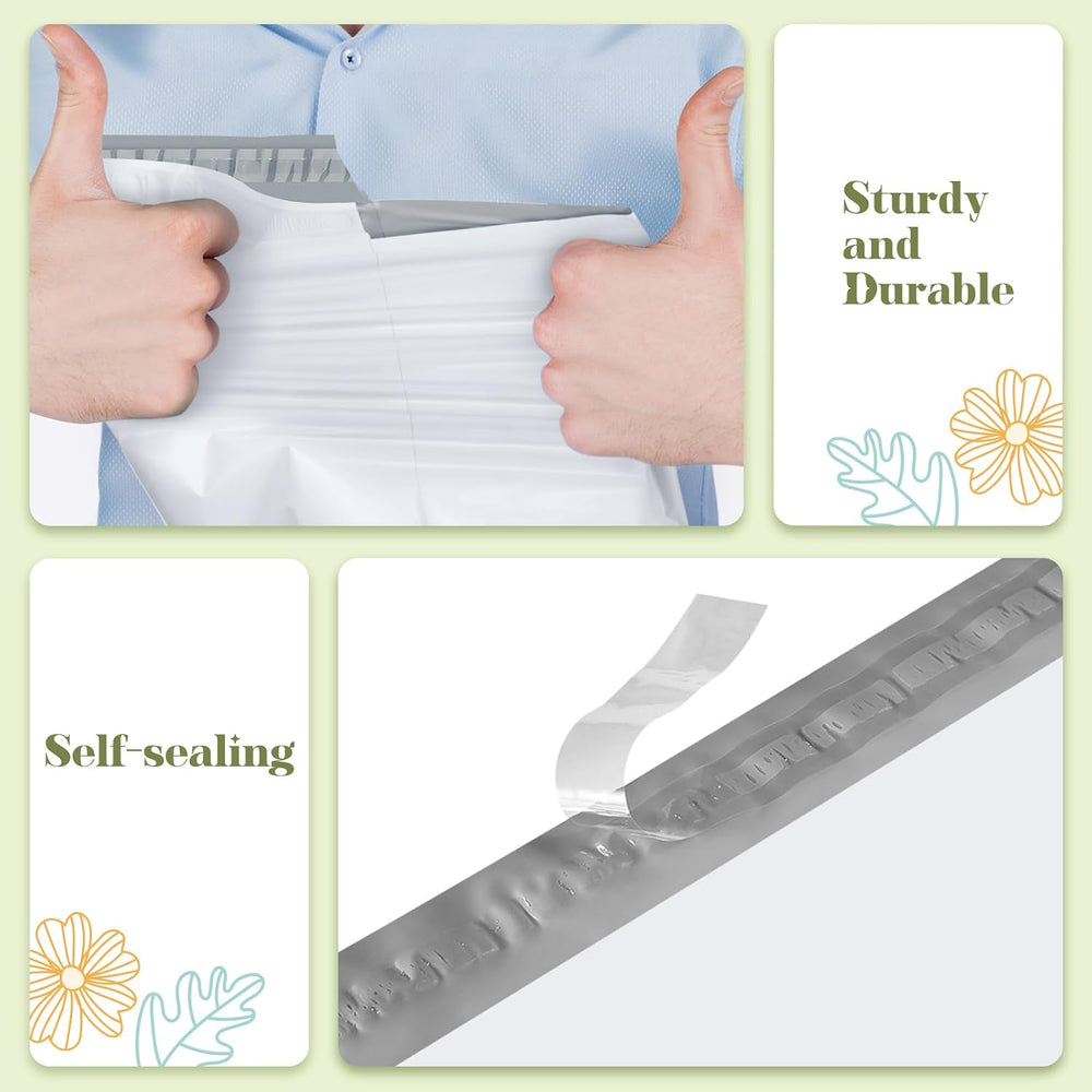 Fuxury Poly Mailers 19x24" 100 Pack,Large Shipping Bags for Clothing,White