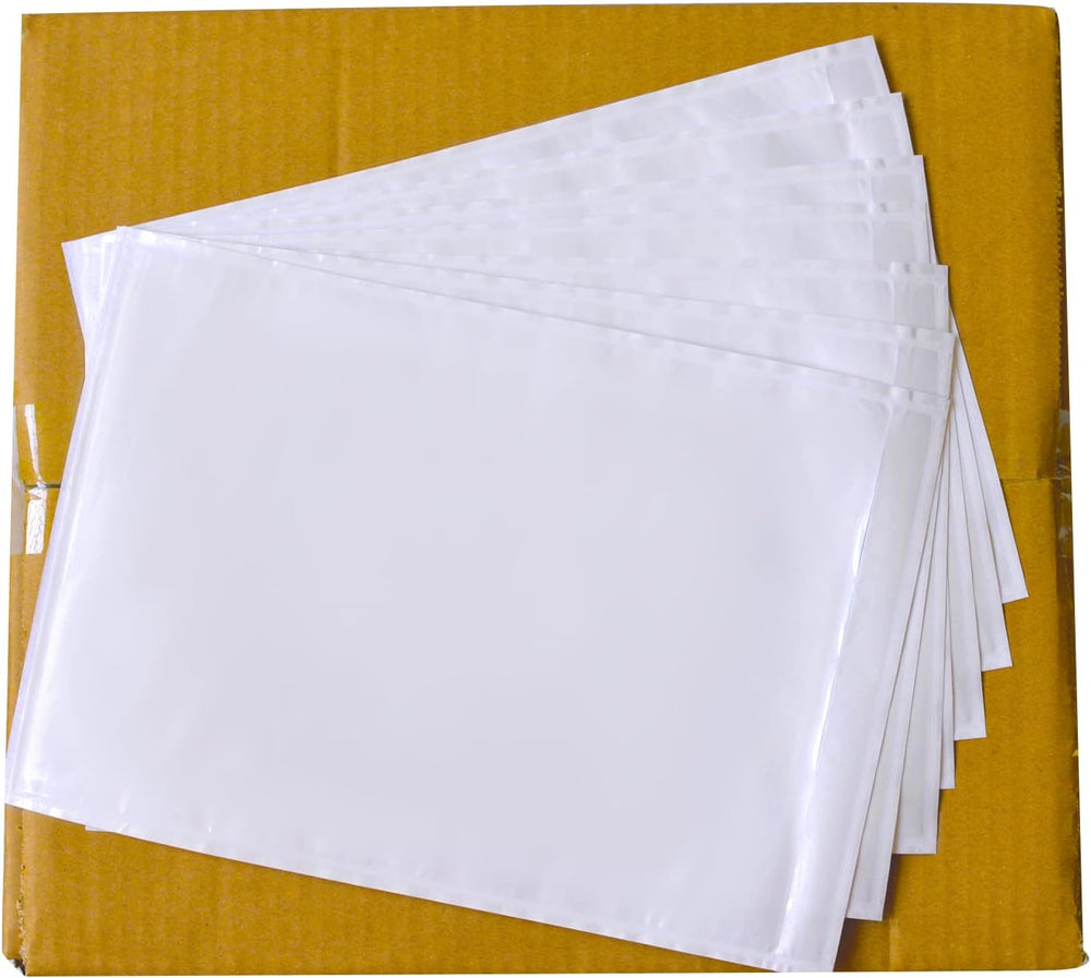 1000 PCS 7"x 10" Clear Self-Adhesive Packing List Envelopes - Plast...