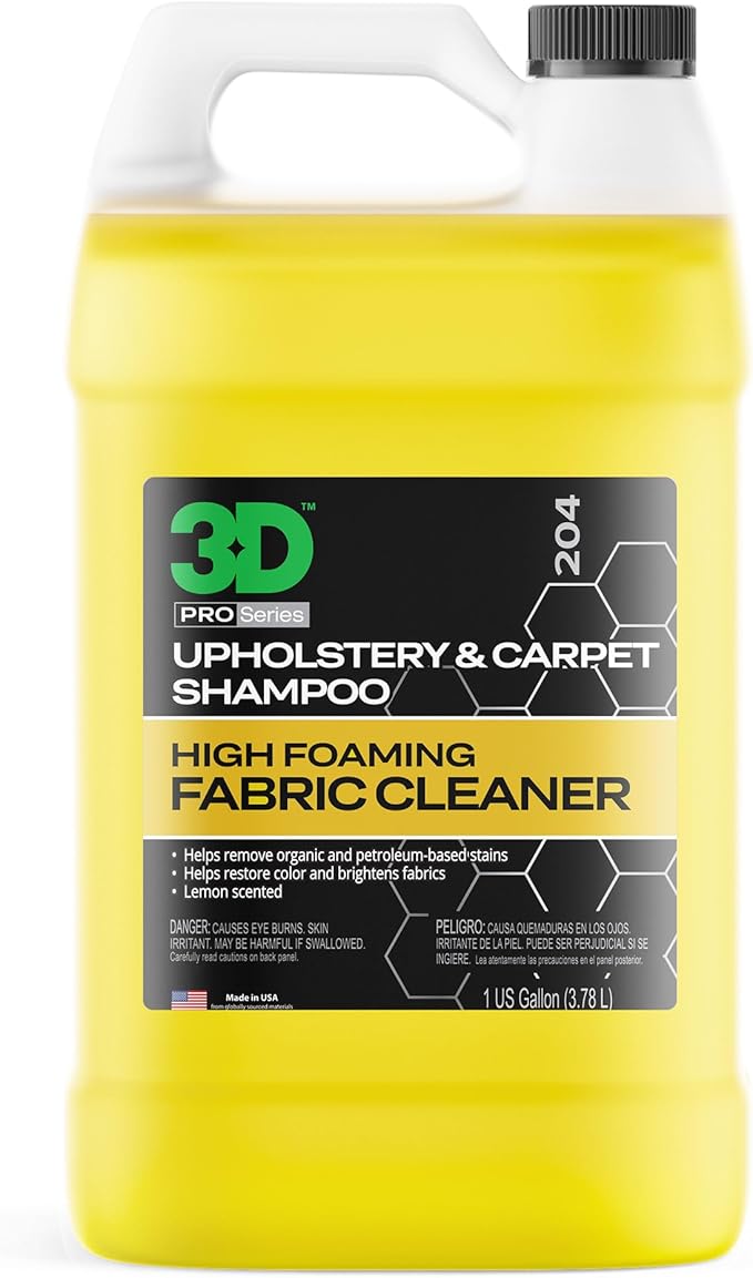 3D Upholstery & Carpet Shampoo
