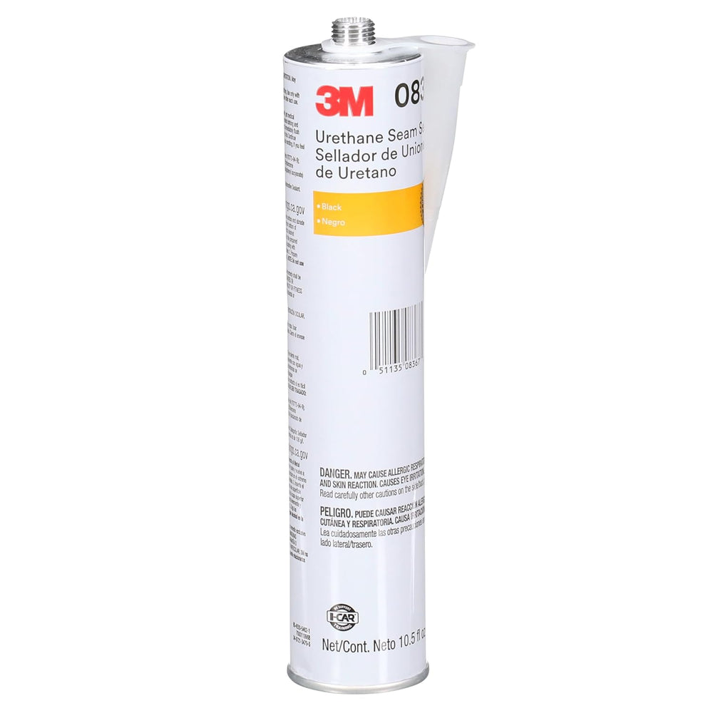 3M Urethane Seam Sealer, 08367, Black Color, 310 mL/10.5 fl oz Cartridge