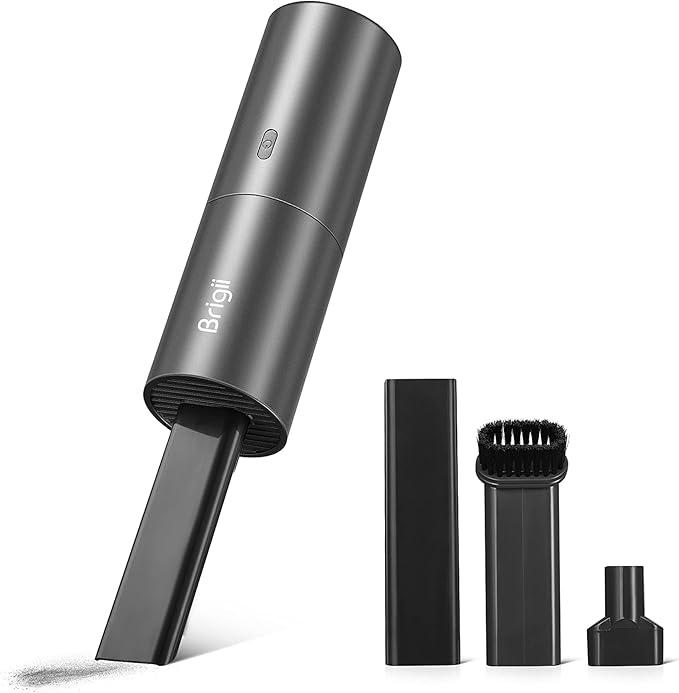 Brigii Mini Vacuum Cleaner, Small Handheld Vacuum Cordless USB Rechargeable