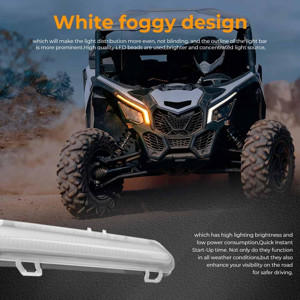 UTV Fang Lights Front Signature Lights Assembly Fit for Can-Am Maverick X3 an...