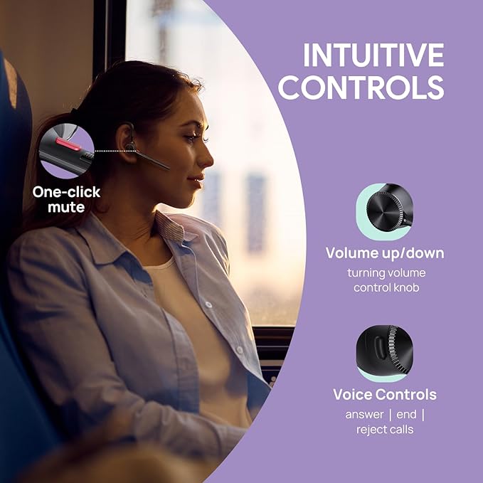 Yealink Bluetooth Headset BH71 Pro, Teams Zoom Certified, Single Ear Wireless