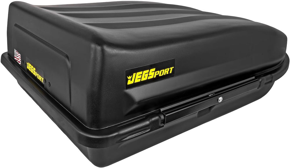 18 Cubic ft. Rooftop Cargo Carrier, Heavy-Duty Weatherproof Lockable Hard She...