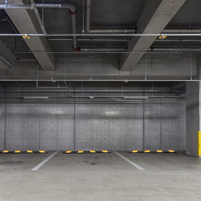 ERGOMASTER Parking Stopper for Garage, 72” Rubber Parking Block