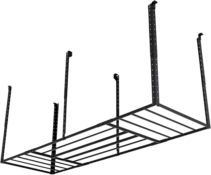 StoreYourBoard 3 x 8 ft Garage Storage Rack, Ceiling Shelf Overhead Organization