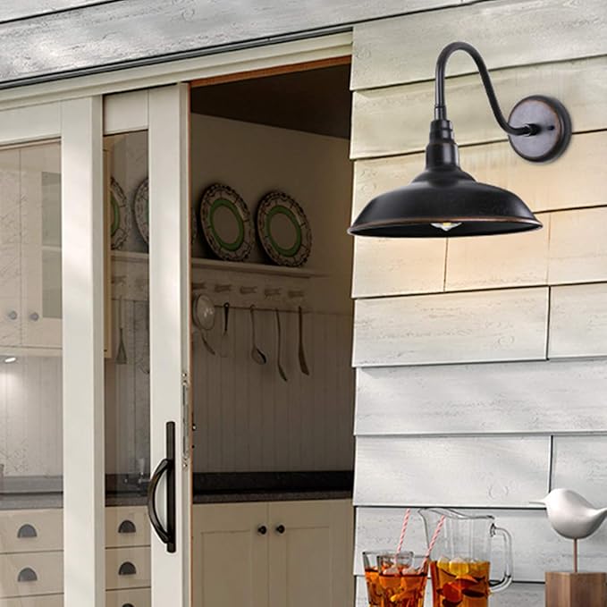14in Outdoor Gooseneck Barn Light