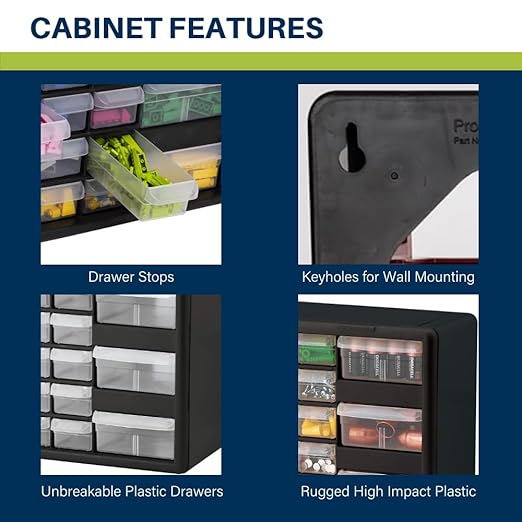 Akro-Mils 26-Drawer Plastic Drawer Storage Cabinet