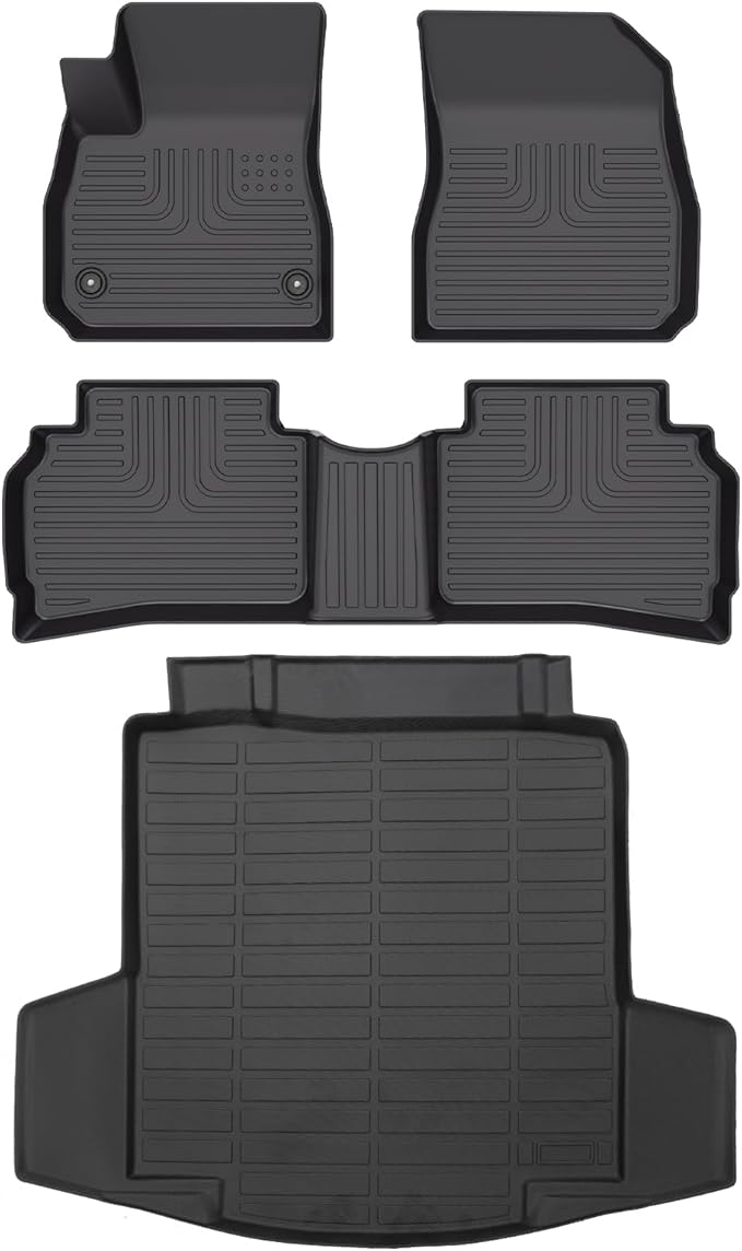 Wayhigh-All Weather Floor Mats & Cargo Liner Set