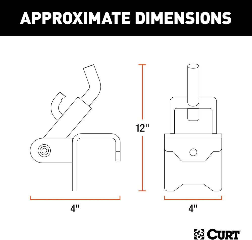 Curt Manufacturing 17208 Wd Hookup Brackets (New Design) 1Pr