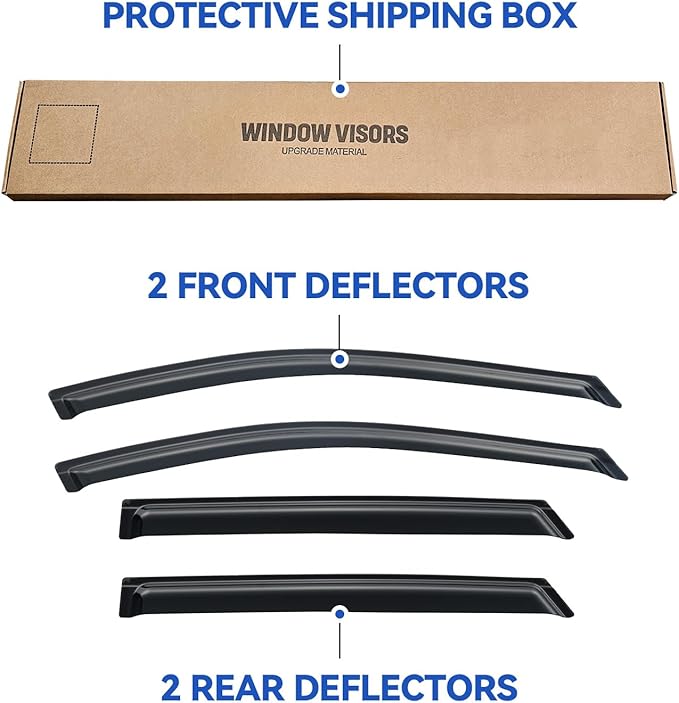 Window Visors Rain Guards Shield