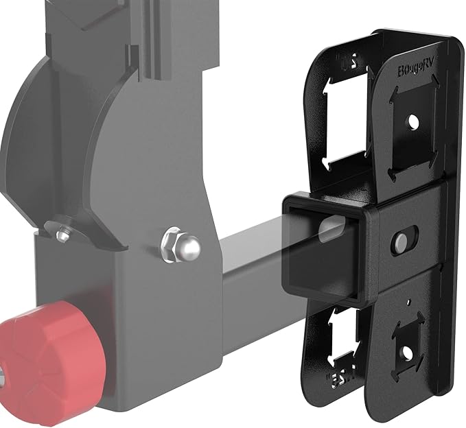 BougeRV Hitch Wall Mount, Adjustable 1.25"/2" Receiver, Heavy Duty ...