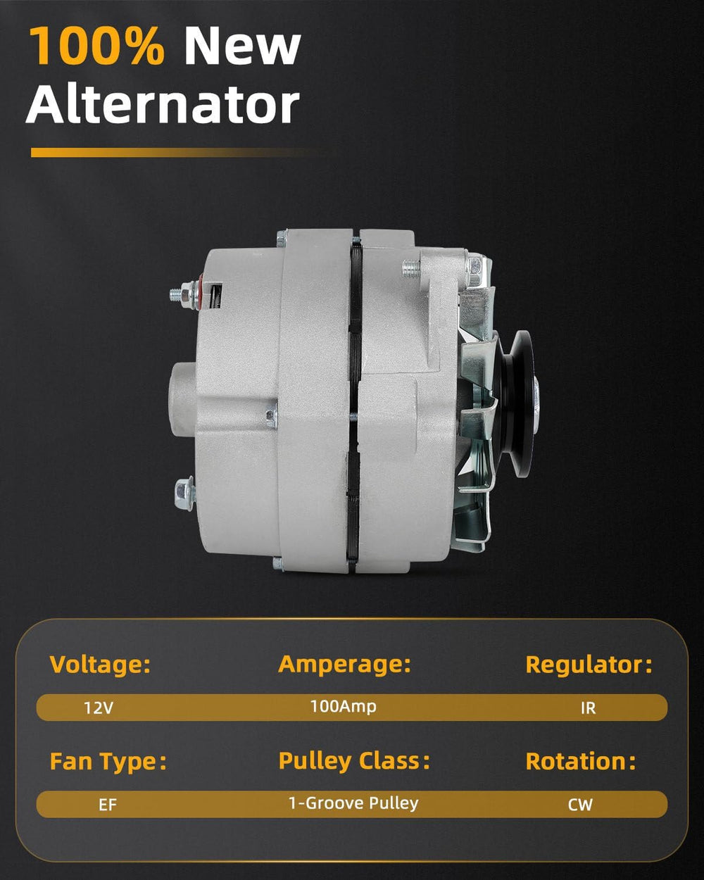 OCPTY Alternator for Buick for Apollo 1973-1974,for Century 1975 1977-1982