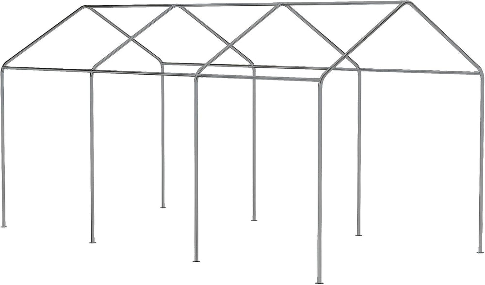 Outsunny 10' x 20' Party Tent and Carport, Height Adjustable Portable...