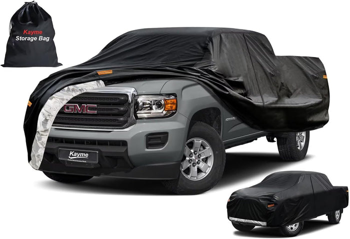 Kayme Truck Cover Custom Fit GMC Canyon Extended/Crew Cab Short Bed. Full