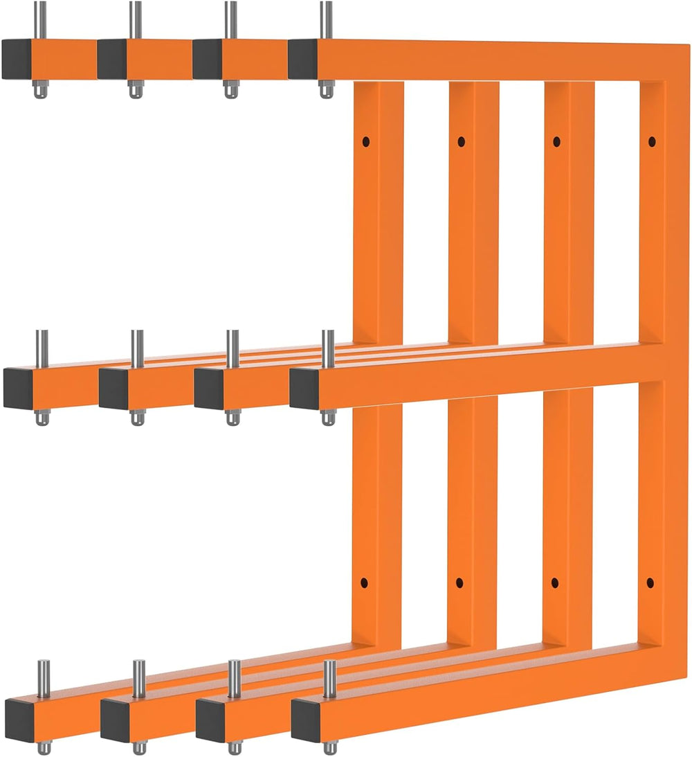 Lumber Rack Wall-Mounted Lumber Storage Rack, Heavy Duty Wood Storage Racks w...