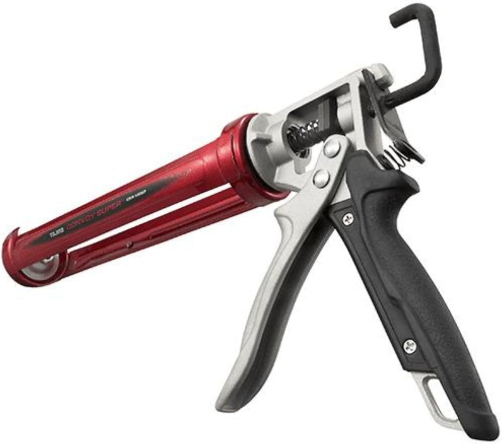TAJIMA Caulk Gun - 1/10 Gallon (10 oz) Convoy Super Caulking Tool with Rotati...