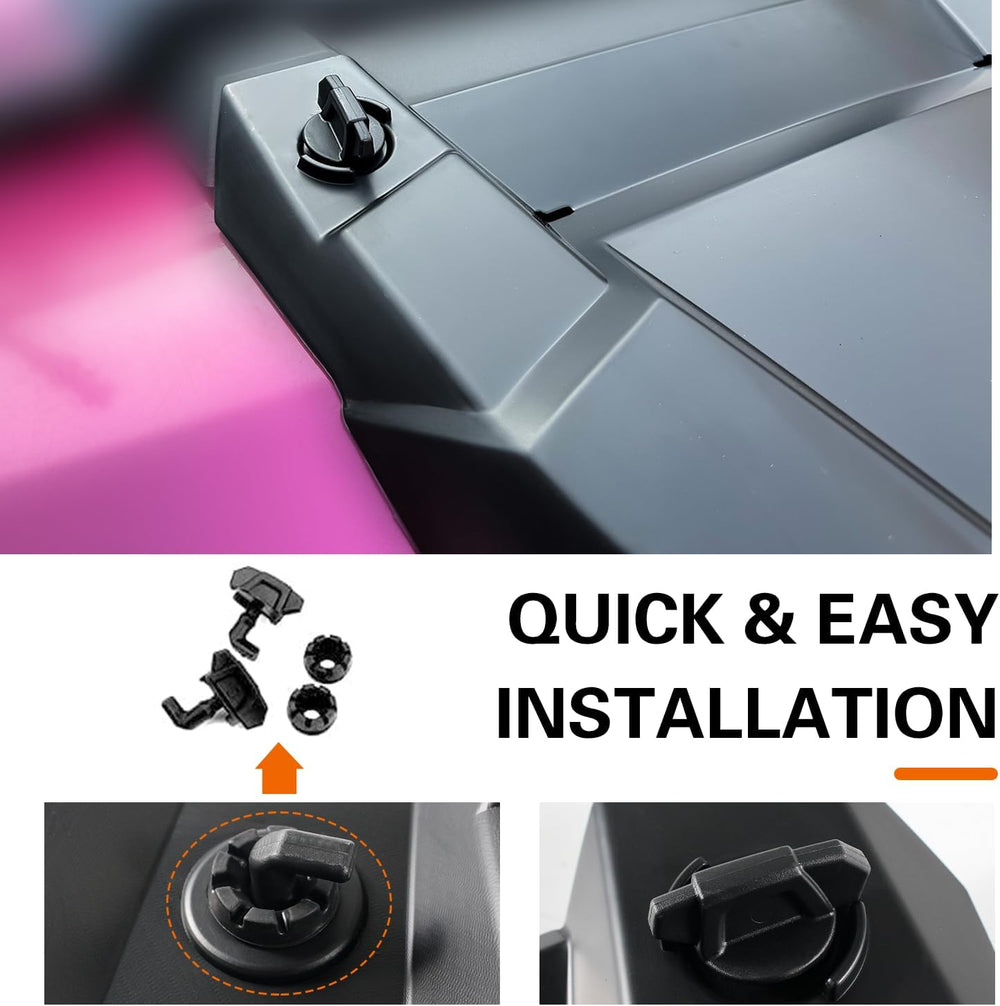 Turbo Hood for RZR XP 1000 14-18, Black Air Intake Vent Compatible with Polar...