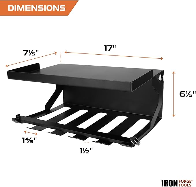 Metal Power Tool Organizer Wall Mount