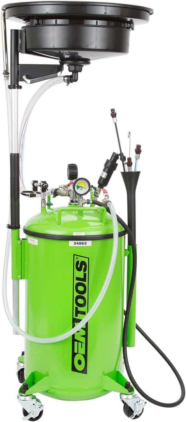 OEMTOOLS 24862 21 Gallon Oil Drain Vacuum and Extractor, Automotive Oil