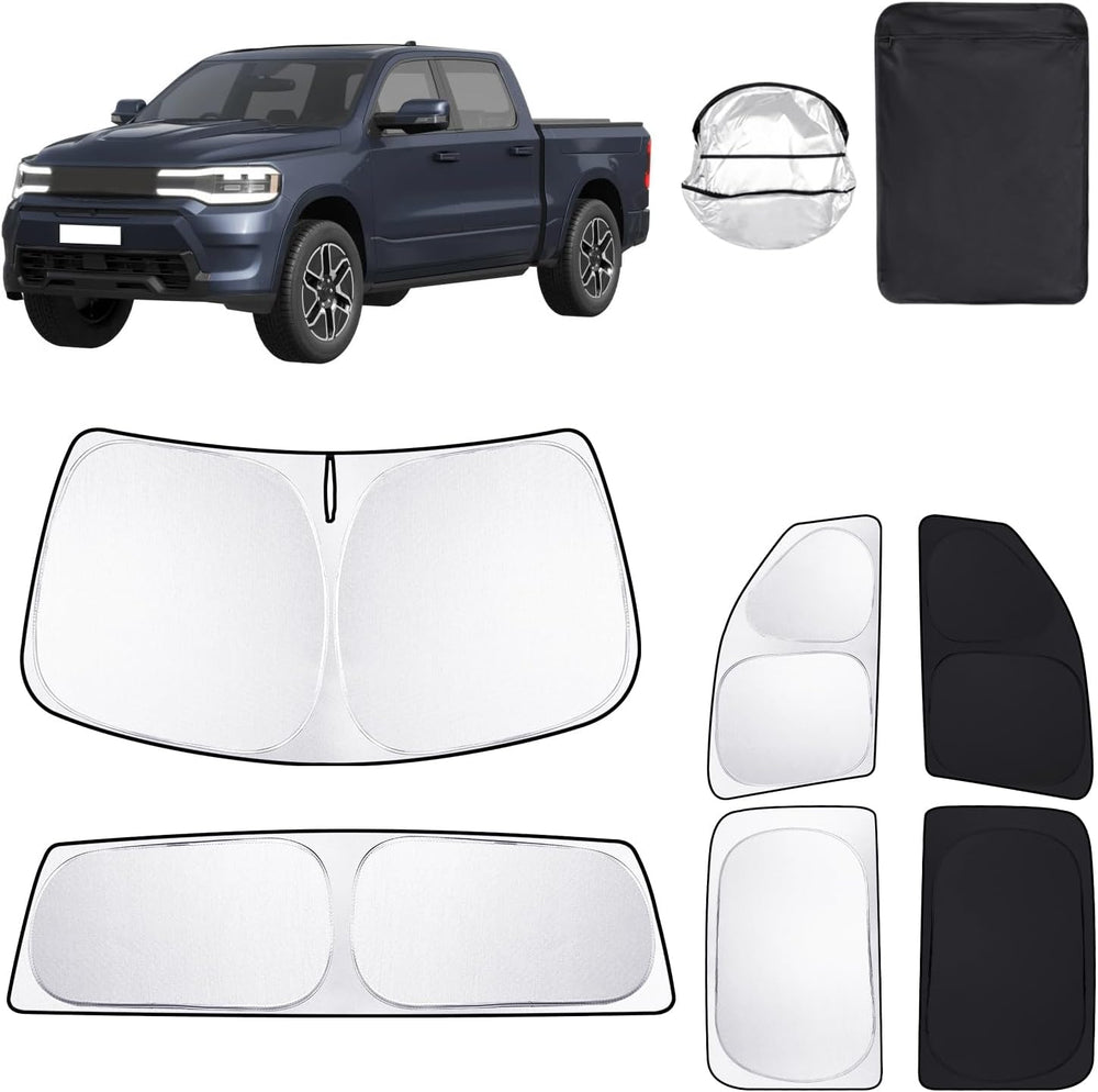 6PCS Car Window Shades for Dodge RAM 1500 Crew Cab 2019-2025 2026 Accessories...