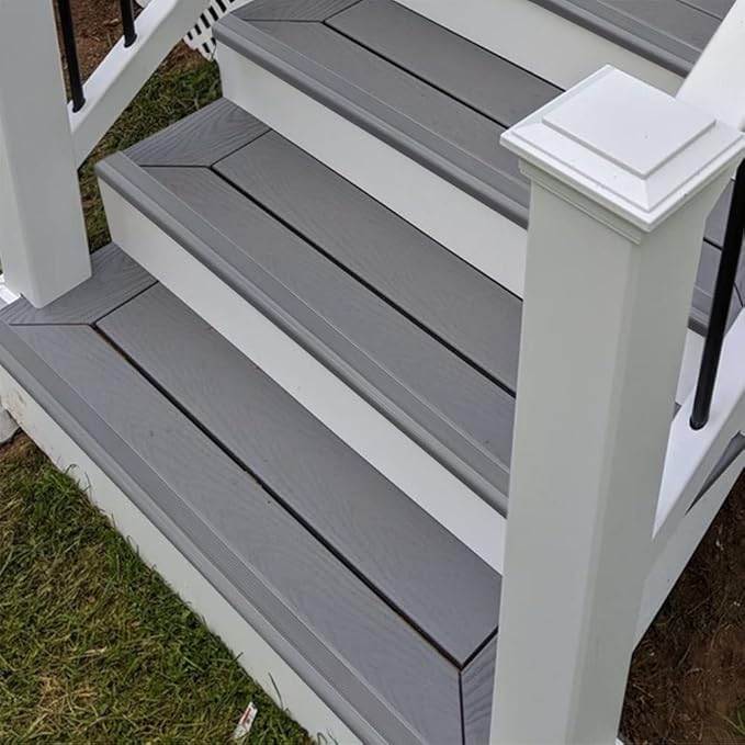 Rubber Bond Stair Edge Protector 36x2x1 inch Anti-Slip Stair Corner Trim Rubb...