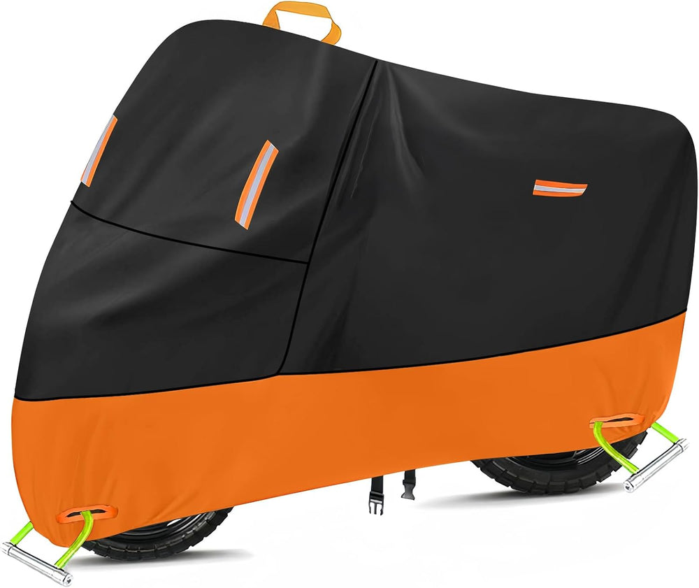 Motorcycle Cover 300D Oxford Motorcycle Covers Waterproof Outdoor Storage Fit