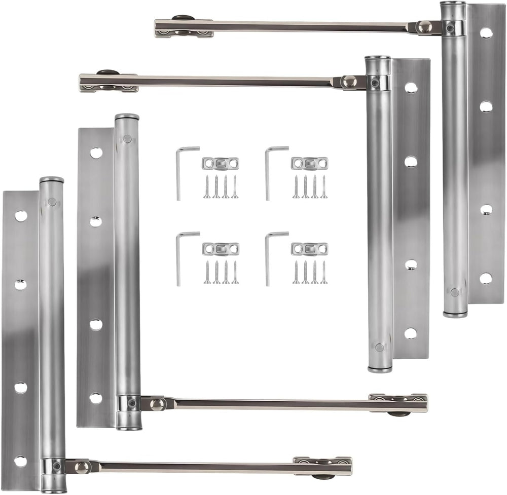 4 Pack Automatic Door Closer for Home Easy to Install | Safety Spring Door Cl...