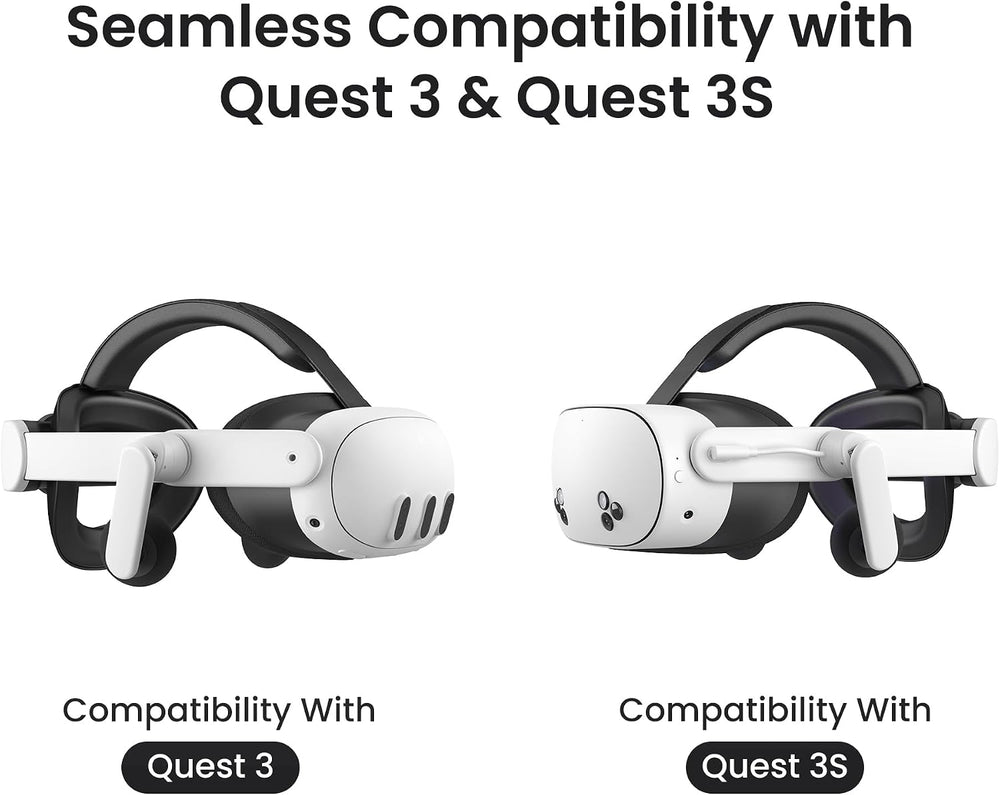 KIWI design K4 Duo Audio Head Strap with Battery for Quest 3/3S
