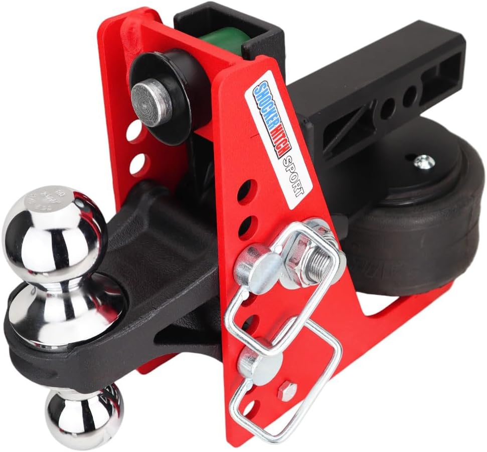 Shocker 8K Sport Air Receiver Hitch with Chrome Combo 2" & 2-5/16&qu...