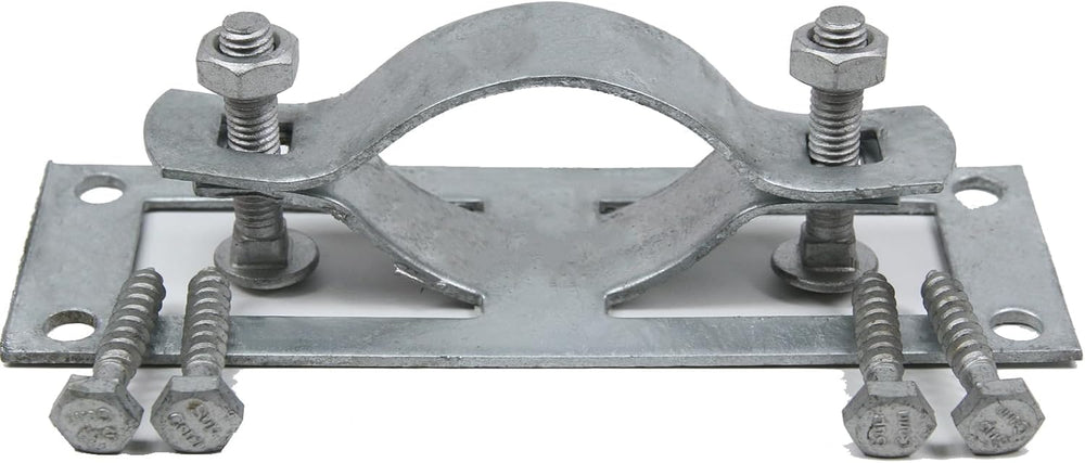2-3/8"Steel to Wood Fence Brackets,24Pcs Metal Fence Post Brackets
