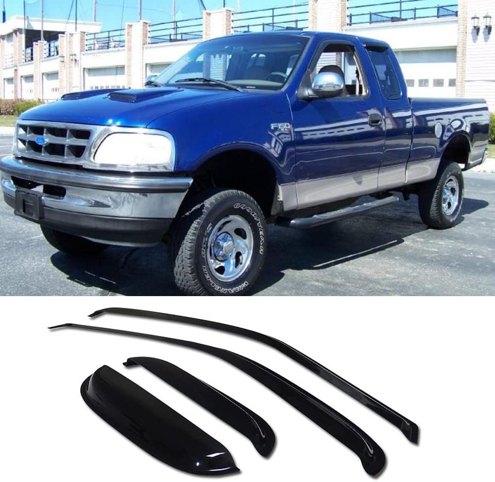 94808 Side Window Visors Wind Vent Deflector fit (4pcs)