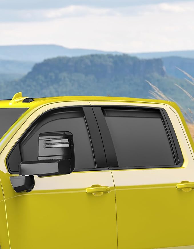 in-Channel Window Rain Guards Fit