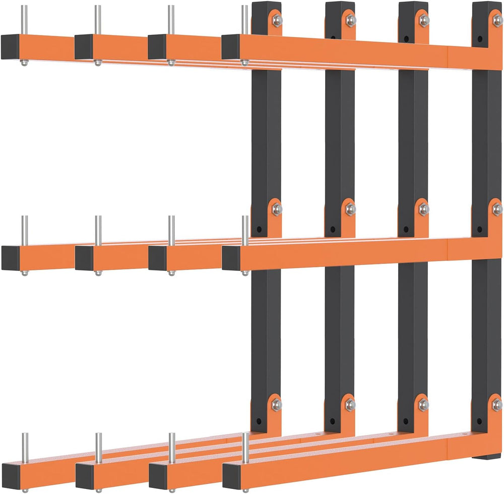 Lumber Rack Wall Mount, Lumber Storage Rack, Heavy Duty Wood Storage Racks (4...