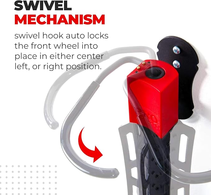 Pro Bike Tool Swivel Bike Rack, Wall Mount