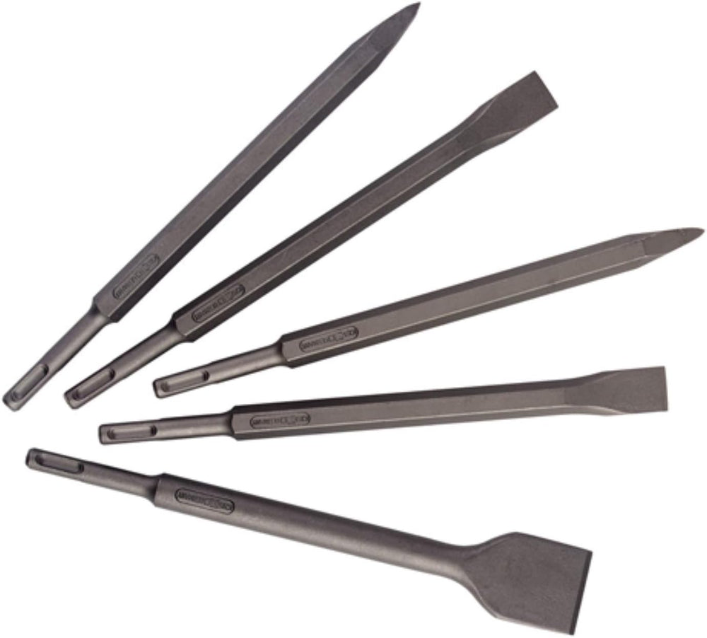 SDS+ Chisel Set (5 PC-1 Scaling, 2 Bull, 2 Cold)