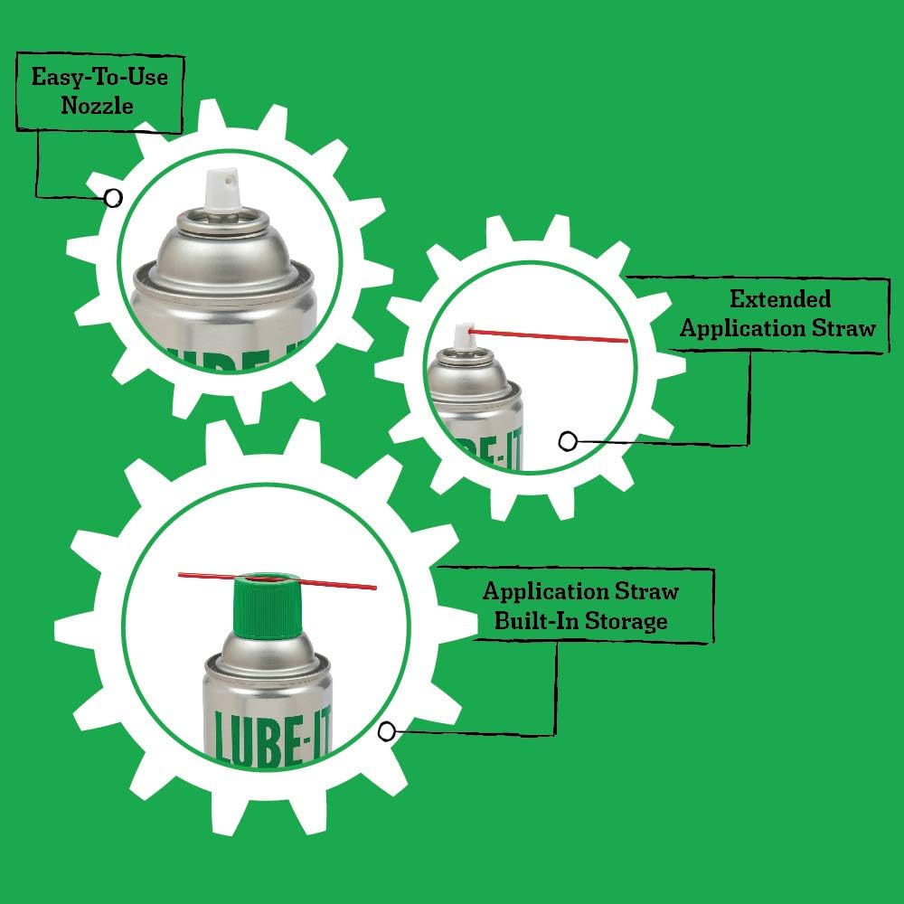 Lube-It All Deep Lubricating Oil – Multi-Purpose Spray Lubricant for Industri...