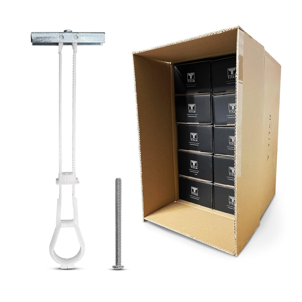 250-Pack 3/16"-24 Heavy Duty Quick Toggle Anchors with Bolts Set | for D...