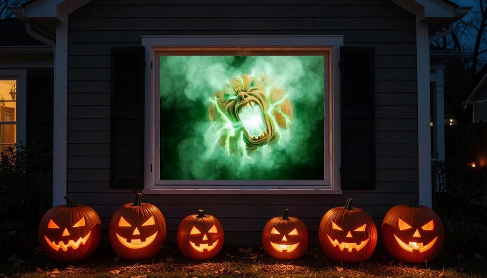 Night of Pumpkins Halloween Window Projection Video on USB - HD Quality - 16 ...