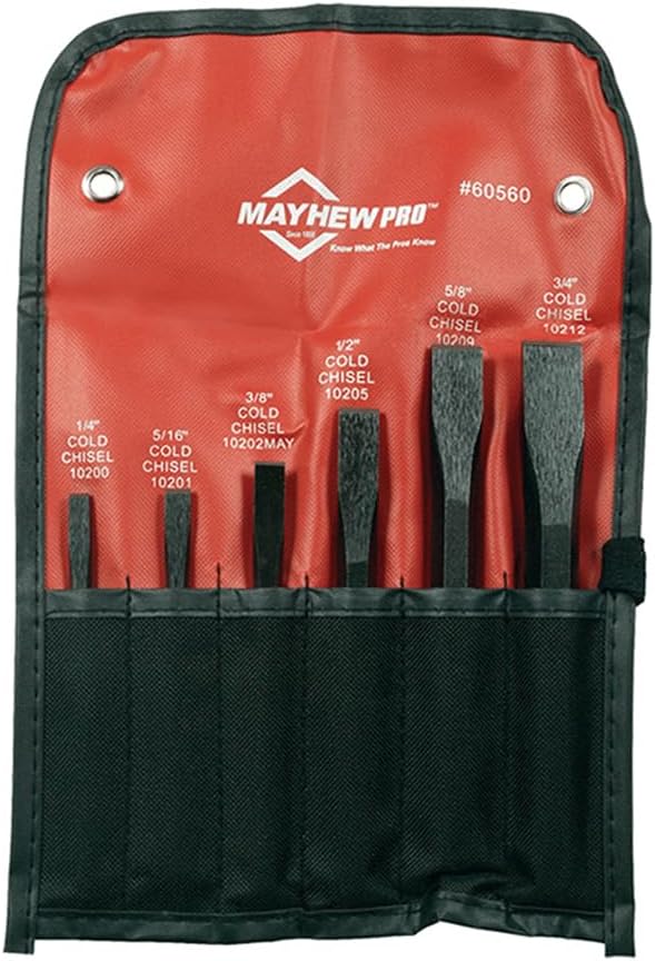 Mayhew Pro 60560 Cold Chisel Kit, 6-Piece