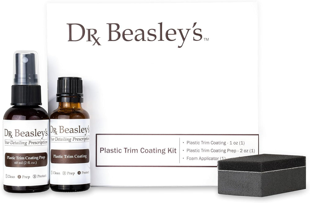 Dr. Beasley's Plastic Trim Coating Kit for Autos - Permanent Ceramic Nano...