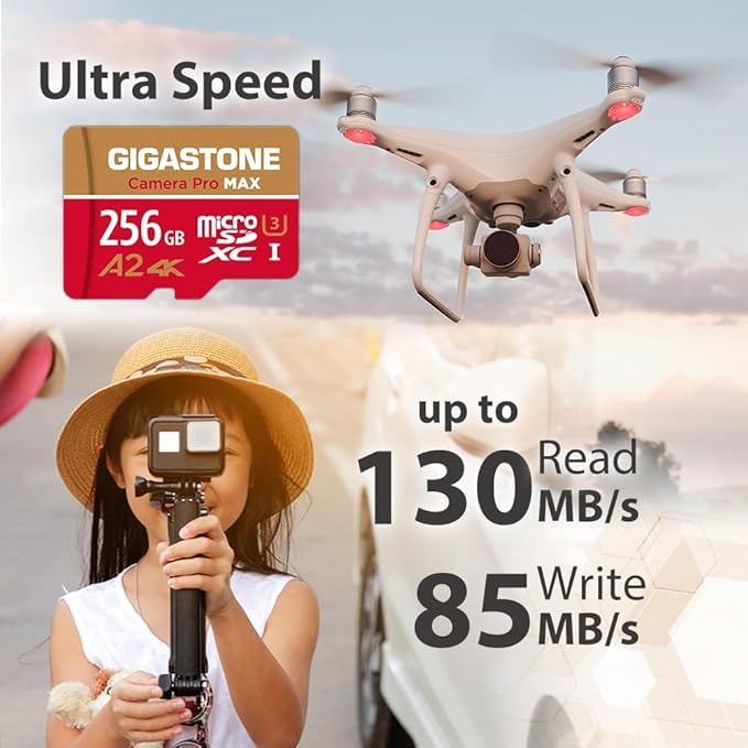 GIGASTONE 256GB Micro SD Card