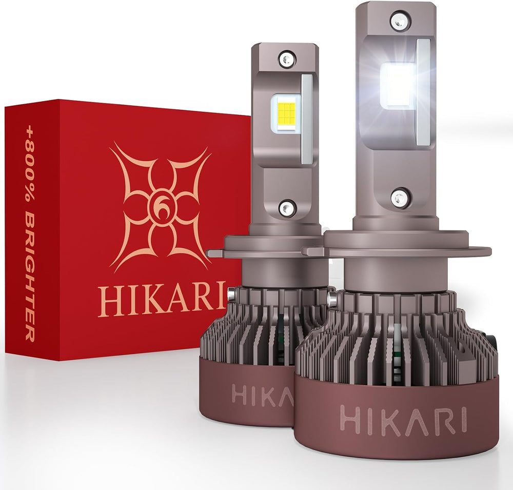 HIKARI WINGS H7 Fog light, 40000LM Pure White 6000K LED Bulbs, Plug & Pla...