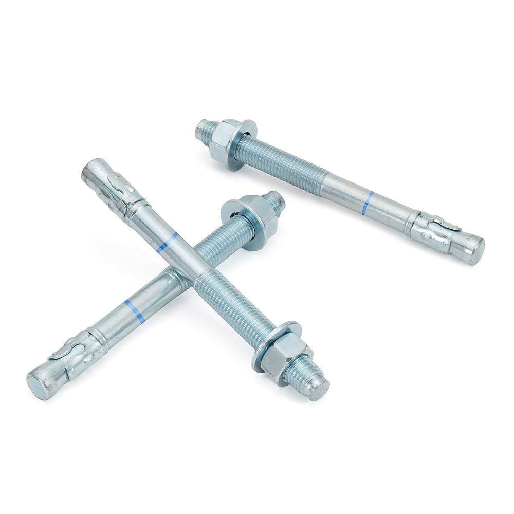 5/8" x 8-1/2" Concrete Anchors (10 Pack) 5/8 inch Wedge Anchors Bol...