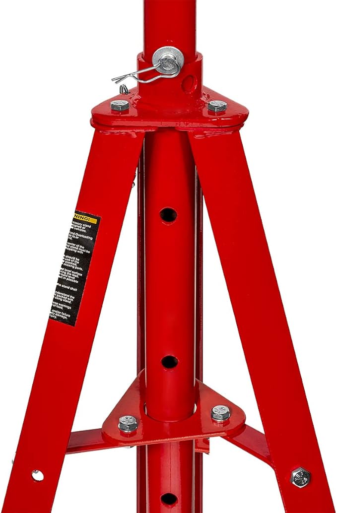 Stark USA Underhoist Tripod Stand 2 Ton Capacity High Lift Jack Stand Reach
