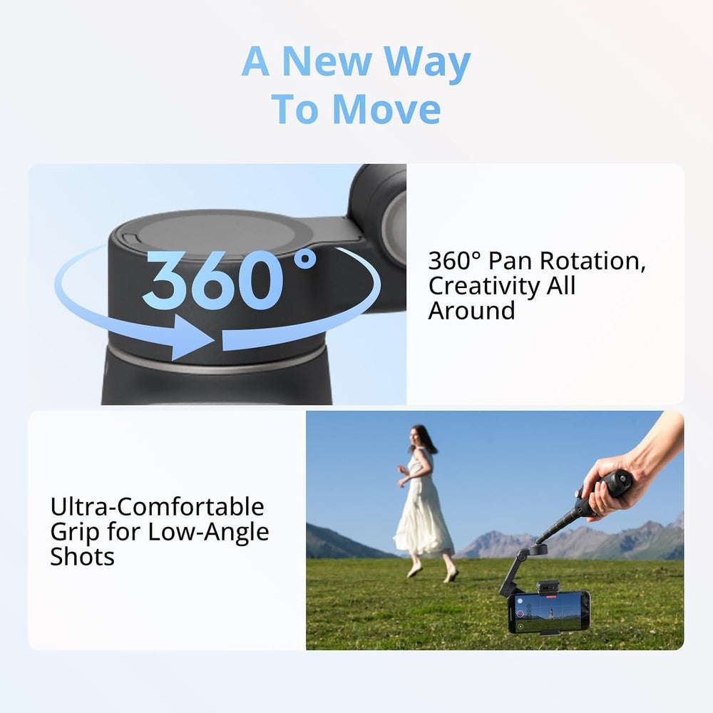 DJI Osmo Mobile 8 Gimbal Stabilizer for Phone, 3-Axis Stabilization