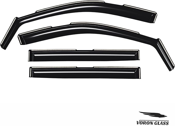 Voron Glass in-Channel Extra Durable Rain Guards (4 Pieces)