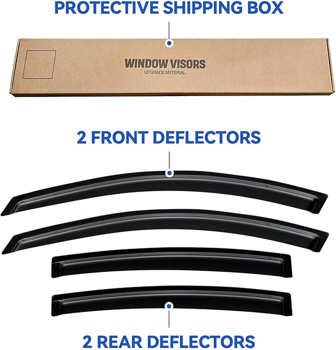 Window Visors Rain Guards Shield