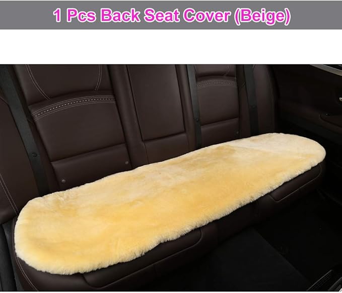 Fluffy Genuine Australia Sheepskin Car Seat Cover